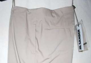 New Womens Jil Sander Trousers Pants Beige Khaki $595  