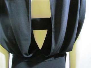 New LAUNDRY by Shelli Segal Black Sleeveless Jumpsuit sz 2,10  