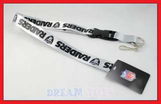 NFL Oakland Raiders Lanyard Key Chain/ Football  