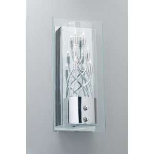  PLC Lighting 81646 Clear PC Lief Six Light Wall Sconce in 