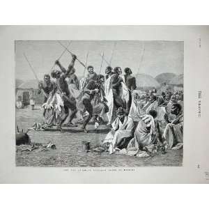   1879 War South Africa Dance Kaffirs Natives Fine Art