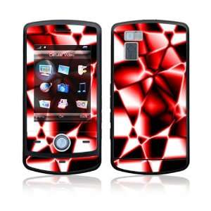 LG Shine (CU720) Decal Skin   Abstract Red Reflection