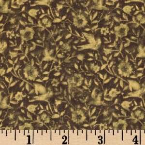  44 Wide Kansas Song Meadow Dark Green Fabric By The Yard 