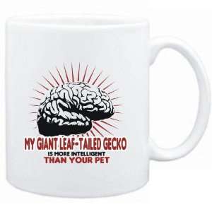  Mug White  My Giant Leaf Tailed Gecko is more intelligent 
