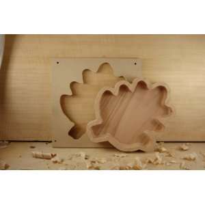  Bowl and Tray Template Oak Leaf Design