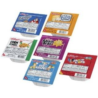 Kelloggs Cereal Family Variety Pack, Single Serve Bowls, (Pack of 96)