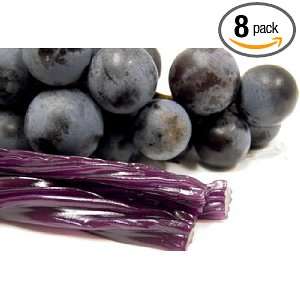 Kennys Wiley Aussie Grape Licorice, 10 Ounce Bags (Pack of 8)  