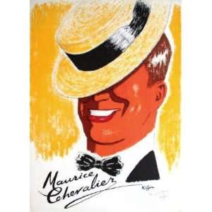  Maurice Chevalier by Charles Kiffer, 22x30