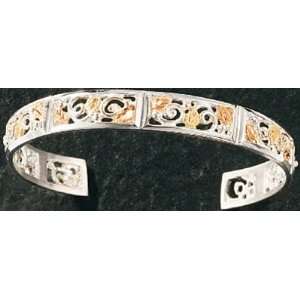 Landstroms Silver Filigree Cuff Style Bracelet Jewelry