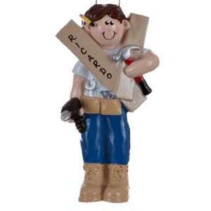   Handyman or Construction Christmas Ornament