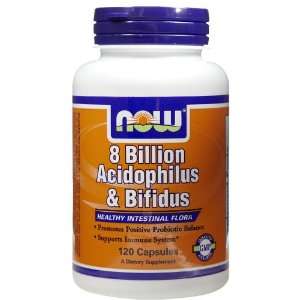  NOW Foods Acidophilus & Bifidus 8 Billion VCaps Health 