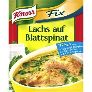 Knorr Fix salmon with spinach (Lachs auf Blattspinat) (Pack of 4 