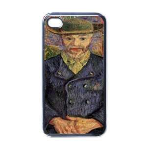  Portrait Of Pere Tanguy By Vincent Van Gogh Black Iphone 4 