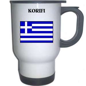  Greece   KORIFI White Stainless Steel Mug Everything 