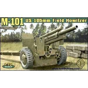  Ace 1/72 M101 US 105mm WWII Standard Medium Field Howitzer 