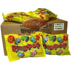 Topps Ring Pop Value Bag (12 Ct) Grocery & Gourmet Food