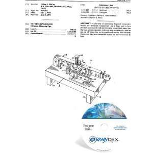  NEW Patent CD for NUT SHELLING DEVICE 