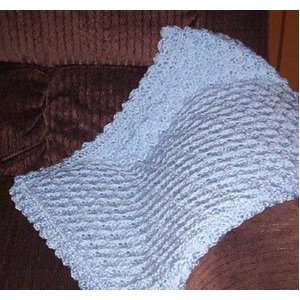  Blue Hand Crocheted Baby Blanket Baby