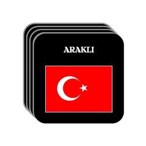  Turkey   ARAKLI Set of 4 Mini Mousepad Coasters 