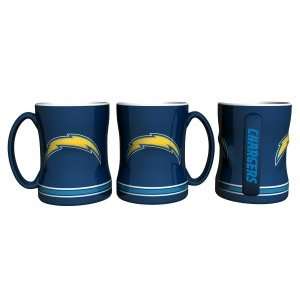 San Diego Chargers 15 Ounce Sculpted Logo Relief Coffee Mug