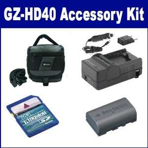  JVC Everio GZ HD40 Camcorder Accessory Kit includes SDM 