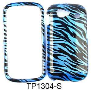 Blue Zebra Stripes Pattern Snap on Cover Faceplate for Samsung Nexus S 