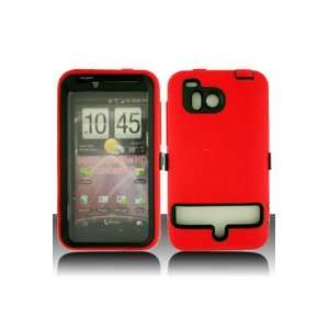  HTC ThunderBolt (Droid Incredible HD) Armor Case   Red 