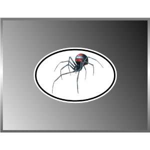  Black Widow Spider Cool Vinyl Euro Decal Bumper Sticker 4 