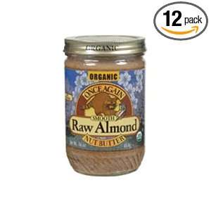 Almond Butter, Organic, Raw, Smth, 16 oz Grocery & Gourmet Food