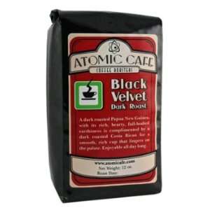 Atomic Cafe   Black Velvet Coffee Beans   5 lbs  Grocery 