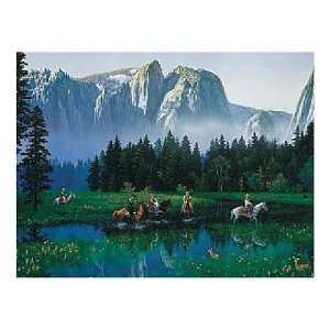   American Puzzle Factory Yosemite 550 Piece Jigsaw Puzzle Toys & Games