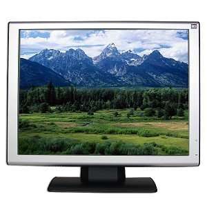 20.1 DVI LCD Monitor w/Speakers (Silver/Black 