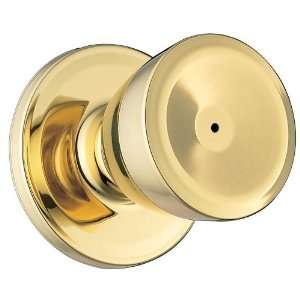  Weiser Lock GAC331B3 Beverly Polished Brass Privacy 