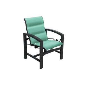 Tropitone Lakeside Urcomfort(tm) Padded Petite Arm Lounge Dining Chair 