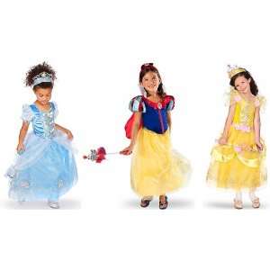 Disney Princesses Costume Dress Set Including Cinderella, Snow White 
