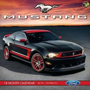  Ford Mustang 18 month 2012 Wall Calendar