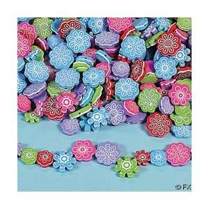  500 Colorful Foam FLOWER BEADS/Art/Craft/Beading ACTIVITY 