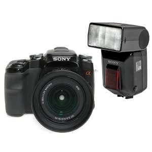   18 70mm f3.5 5.6 Lens + Sony Alpha HVL F36AM Flash