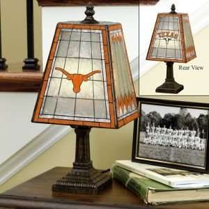  Texas Longhorns Glass Table 14 Lamp