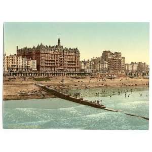   Photochrom Reprint of From the pier, Brighton, England