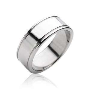  Stainless Steel Wedding Band Ring Size 10 Arts, Crafts 