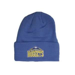  Nuggets Light Blue Basic Logo Cuffed Knit Hat
