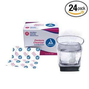 Dynarex Denture Cleansing Tablet (Anti Bacterial), 1 per Foil Pack, 40 