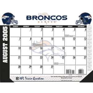 Denver Broncos 2006 Academic Desk Calendar 22x17  Sports 