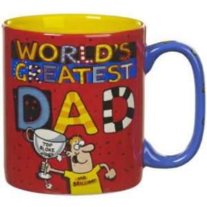 Worlds Greatest Dad Novelty Coffee/tea Mug  Kitchen 
