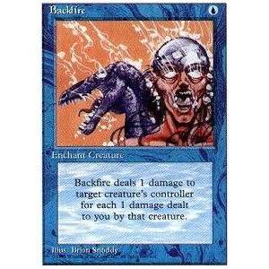    Magic the Gathering   Backfire   Fourth Edition Toys & Games