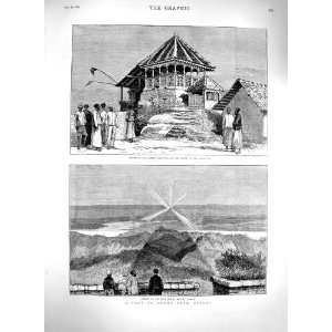    1879 Shrine Footprint Mountains AdamS Peak Ceylon