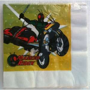   MASKED RIDER Super Hero 3 Ply Party Napkins (16 Count) Toys & Games