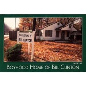  Arkansas Postcard 12170 Boyhood Home Bill Clinton Case Pack 750 