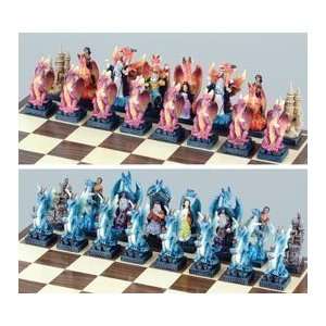  Large Dragon Chess Set, King4 1/2   Chess Chessmen 